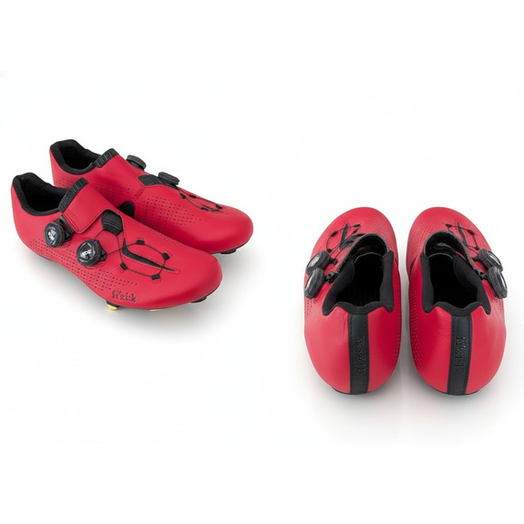 Men's Fizik Infinito R1 Bike Shoes Red US 9.5 EU 42.5  Shimano SM-SM11 Cleats - Picture 2 of 11